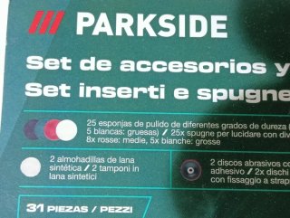 Set Pulido PARKSIDE 31 Piezas