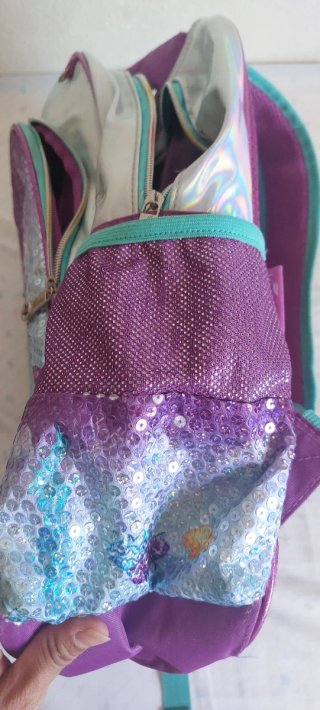 Set Mochila, Lonchera y estuche Sirena Lentejuelas