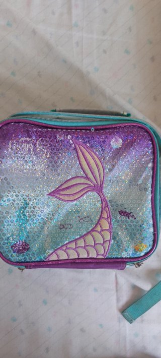 Set Mochila, Lonchera y estuche Sirena Lentejuelas