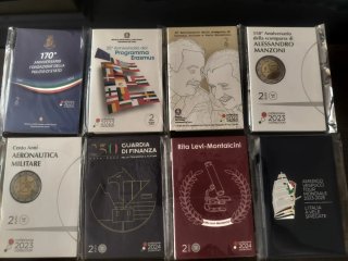 COINCARD Italia 2022-2024 Moneda 2€ conmemorativos