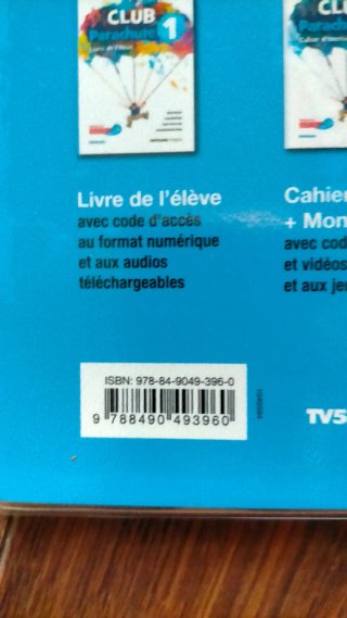 Club Parachute 1, méthode de français Livre de ...
