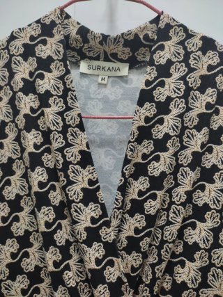 Vestido SURKANA manga corta estampado T.M