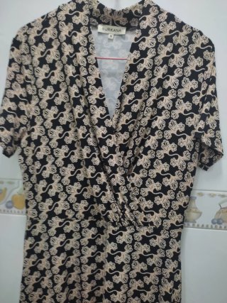 Vestido SURKANA manga corta estampado T.M