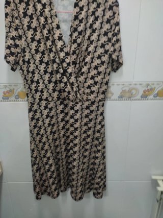Vestido SURKANA manga corta estampado T.M