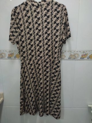 Vestido SURKANA manga corta estampado T.M