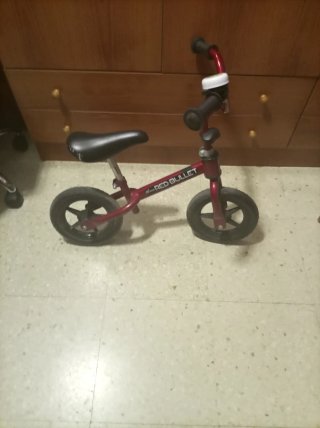 Bicicleta infantil sin pedales Red Bullet