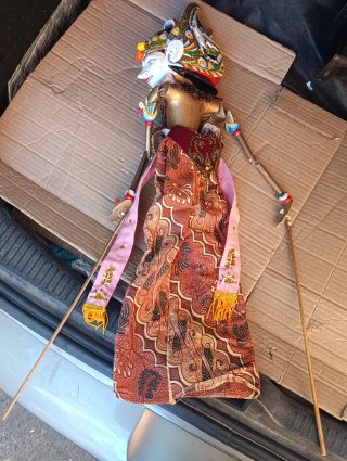 Marioneta Wayang Golek Indonesia Artesanía
