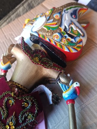 Marioneta Wayang Golek Indonesia Artesanía