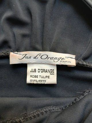 Abito nero a portafoglio Jub d'orange - Taglia S