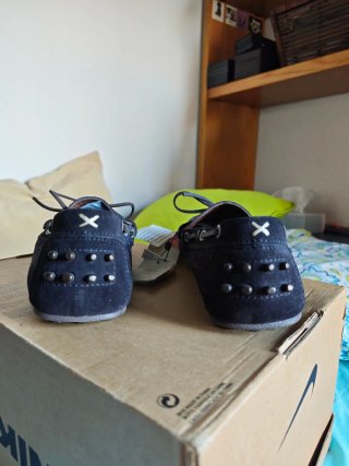 Zapatos náuticos Mango azul marino T43