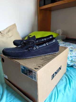 Zapatos náuticos Mango azul marino T43
