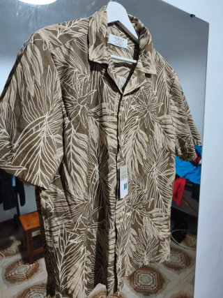 Camisa Estampada Hawaiana Primark Talla M