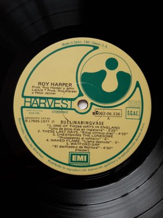 Vinilo Roy Harper Bullinaminagvase