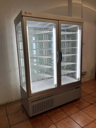 Congelador expositor de 4 caras industrial