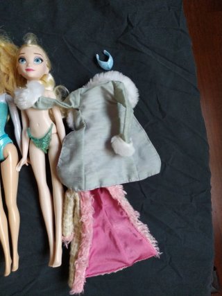 Pack 5 Muñecas Barbie, Simba, Frozen