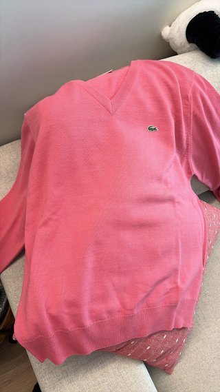 Jersey Lacoste Rosa Talla 5