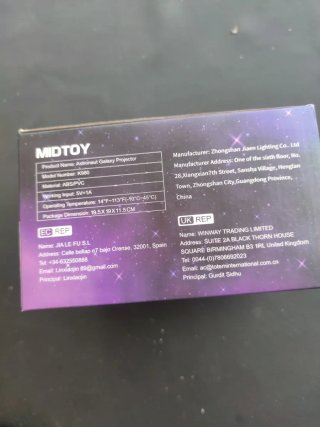 Proyector Astronauta Galaxia Luna