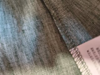 Pantalón  ancho efecto lino cintura elástica cintu