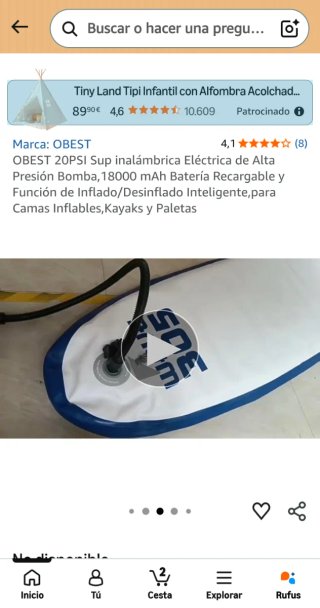 Bomba de Aire Eléctrica Portátil JOXLOVER