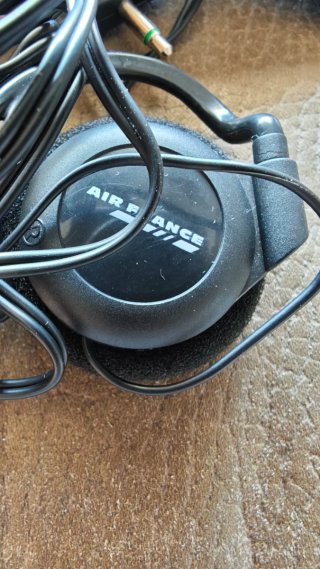 Kit Viaje Vintage Air France Auriculares Avión