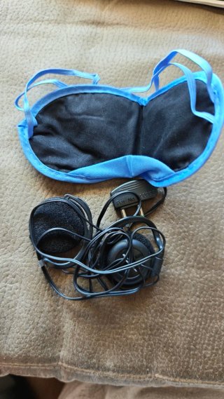 Kit Viaje Vintage Air France Auriculares Avión