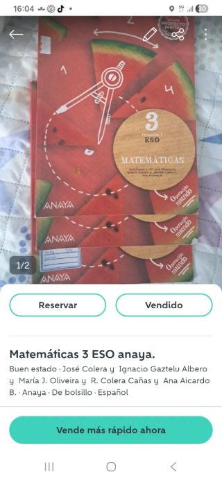 Libros matematicas 3 eso anaya