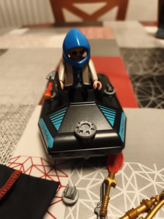 Lancha Playmobil con accesorios