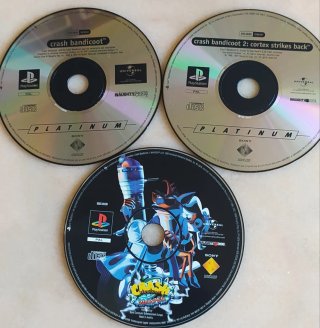 Crash Bandicoot 1, 2 y 3 PS1 Platinum