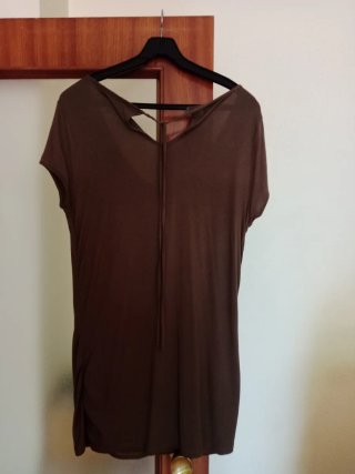 Camiseta mujer marrón