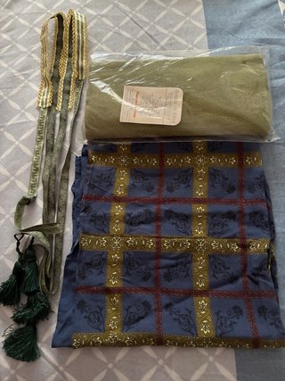 Fajín fallero y pañuelo seda