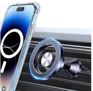 Supporto magnetico smartphone per auto compatto