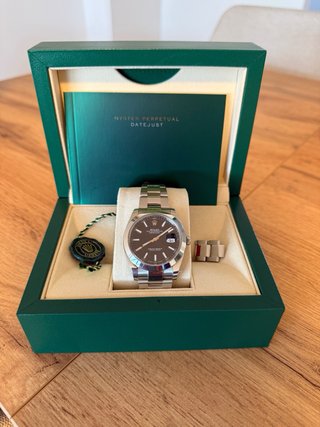 Rolex Datejust 41mm Negro/Plata