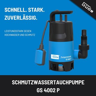 Bomba Sumergible Güde GS 4002 P