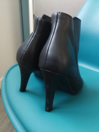 Botines tacón negros talla 40