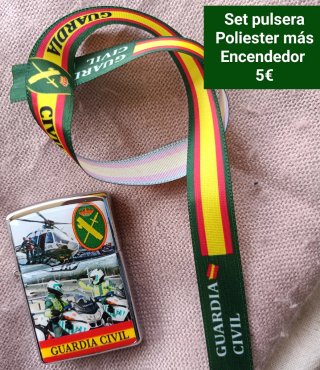 Set Guardia Civil: Llavero, Pulsera y Bolígrafo