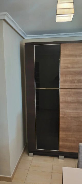 Armario Madera y Cristal