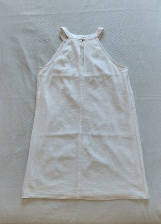 Vestido blanco Mango con pedrería