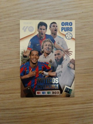 Cromos Panini ORO PURO Míticos Invencible