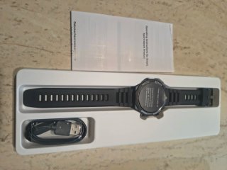 Smartwatch Atheewon Uomo Nero/Grigio