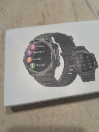 Smartwatch Atheewon Uomo Nero/Grigio