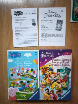 Pack 5 Juegos Ravensburger Disney Peppa Pig