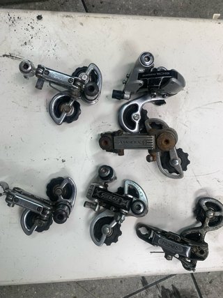 Cambios de bicicleta antiguos