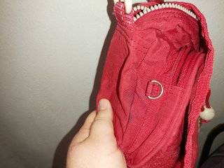 Bolso bandolera Roncato rojo
