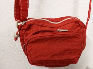 Bolso bandolera Roncato rojo