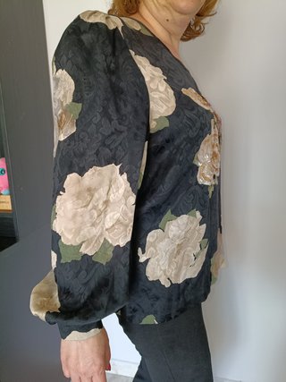 Blusa Vintage Laila Cagnoni con Paillettes