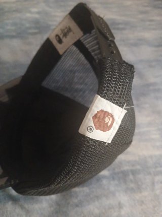 Gorra Stussy Camuflaje Negra y Gris