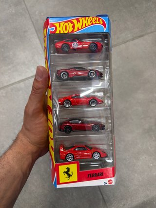 Hot Wheels Ferrari Set 5 Macchinine