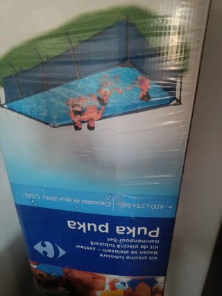 Piscina Tubular Carrefour 4.00x2.11x0.81m