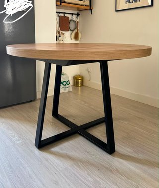 Mesa de comedor redonda 110cm