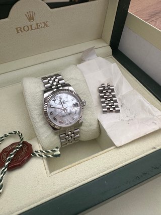 Rolex Datejust 28mm Plata
